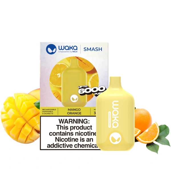 20-WAKA-Smash-6000-манго-апельсин-mango-orange-устройство-(waka-club.ru)