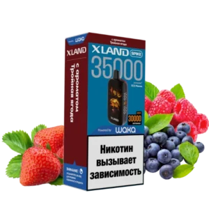 13-waka-xland-spike-35000-со-вкусом-тройная-ягода-упаковка-вид-спереди-(waka-club.ru)