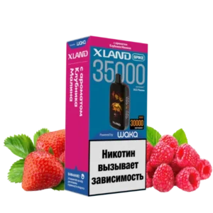 23-waka-xland-spike-35000-со-вкусом-клубника-малина-упаковка-вид-спереди-(waka-club.ru)